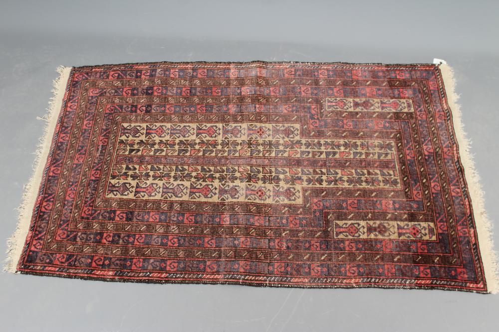 AN AFGHAN PRAYER RUG Image