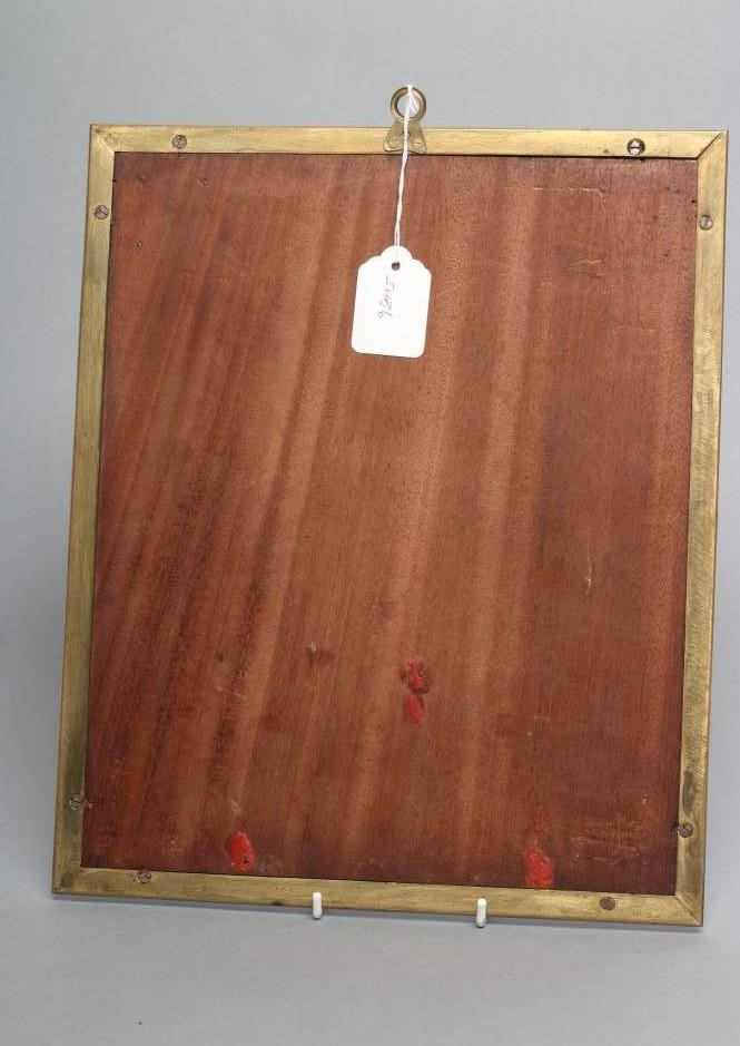 A VICTORIAN MARQUETRY PICTURE of oblong form depicting the court of King Henry VIII Image