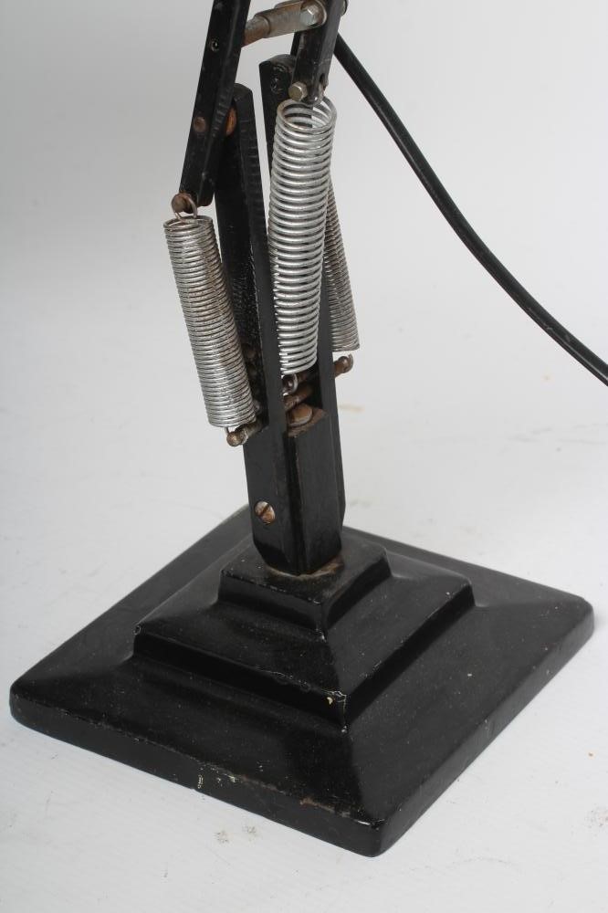 A BLACK ANGLE POISE DESK LAMP Image