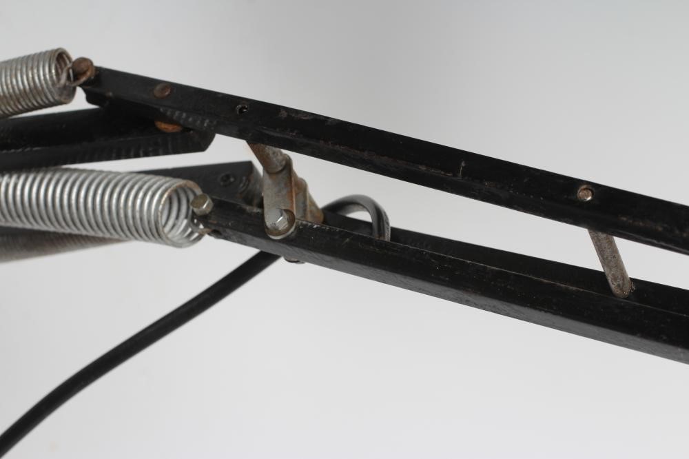 A BLACK ANGLE POISE DESK LAMP Image