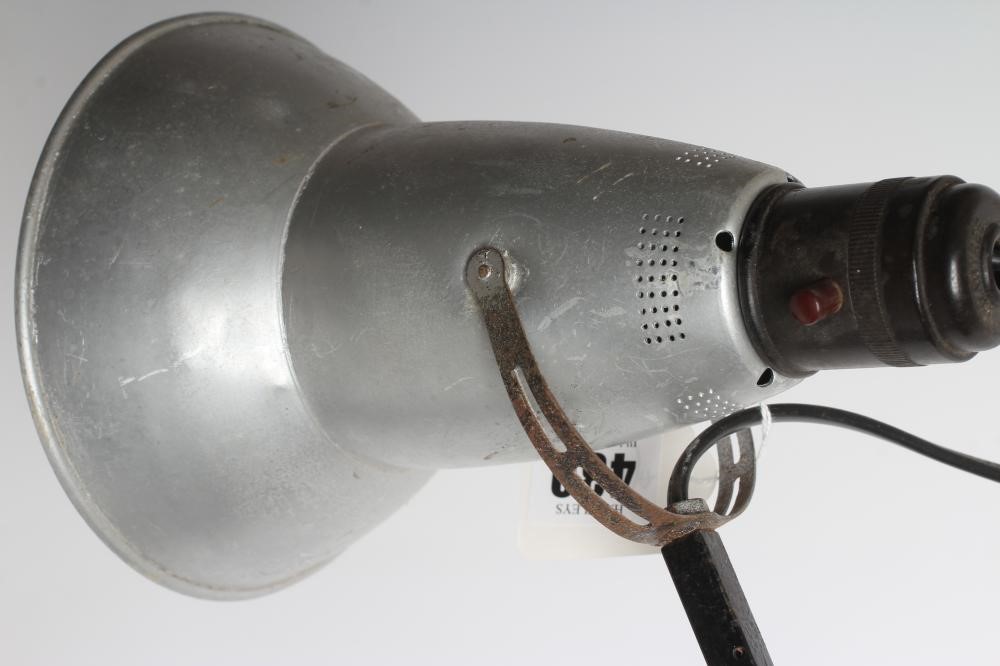 A BLACK ANGLE POISE DESK LAMP Image