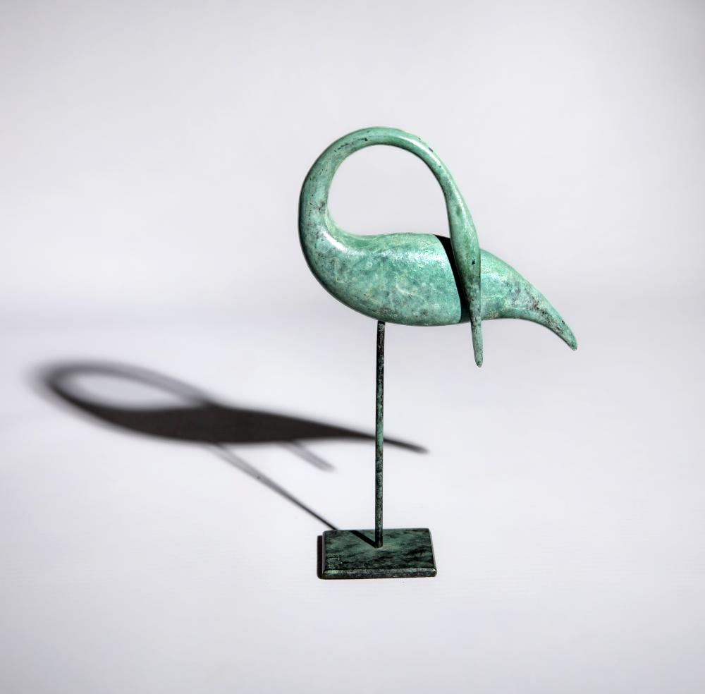 GUY TAPLIN (b.1939) Preening Egret Image