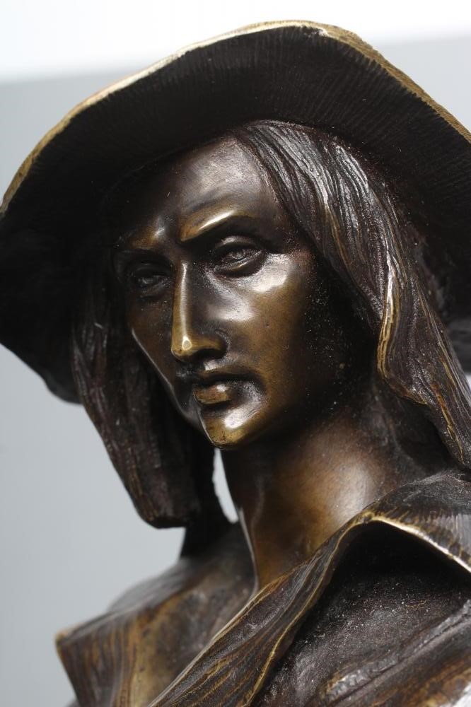 EMILE VICTOR BLAVIER (19th/20th century) A  pair of bronze field workers Image