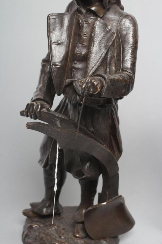 EMILE VICTOR BLAVIER (19th/20th century) A  pair of bronze field workers Image