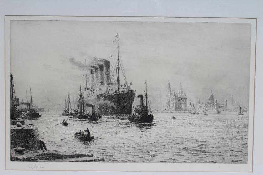 William lionel wyllie ra (18511931) "liverpool from cammell lairds