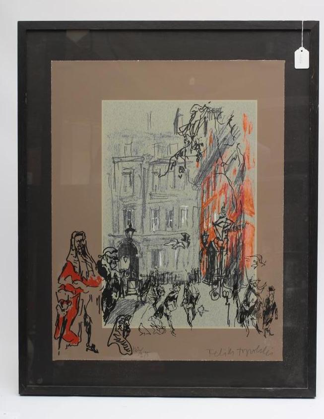 FELIX TOPOLSKI (1907-1989) "Kings Bench Walk" Image