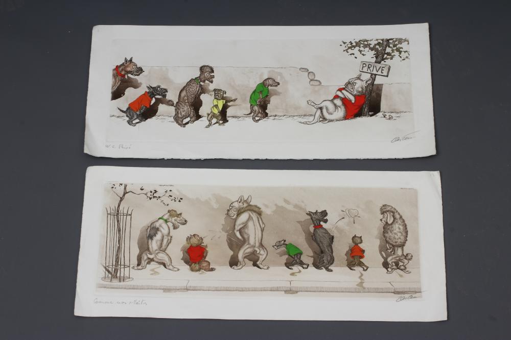 TIM (LOUIS) MITELBERG (1919-2002) A PORTFOLIO OF SPORTING CARTOONS Image