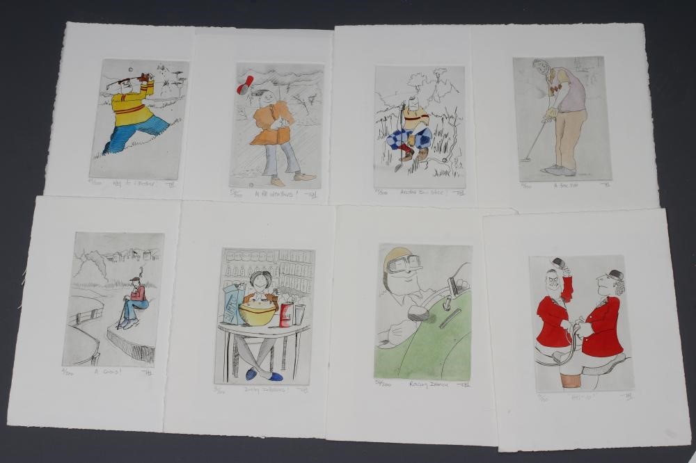 TIM (LOUIS) MITELBERG (1919-2002) A PORTFOLIO OF SPORTING CARTOONS Image