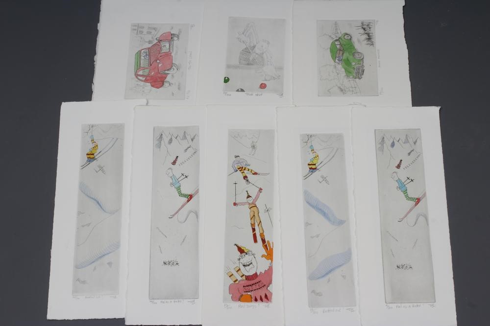 TIM (LOUIS) MITELBERG (1919-2002) A PORTFOLIO OF SPORTING CARTOONS Image