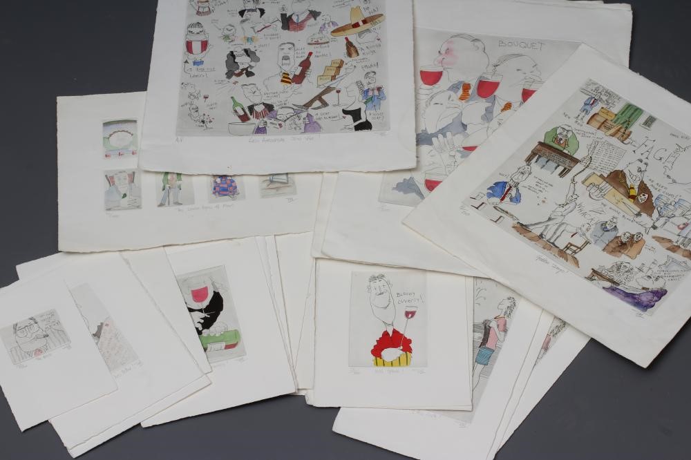 TIM (LOUIS) MITELBERG (1919-2002) A PORTFOLIO OF SPORTING CARTOONS Image