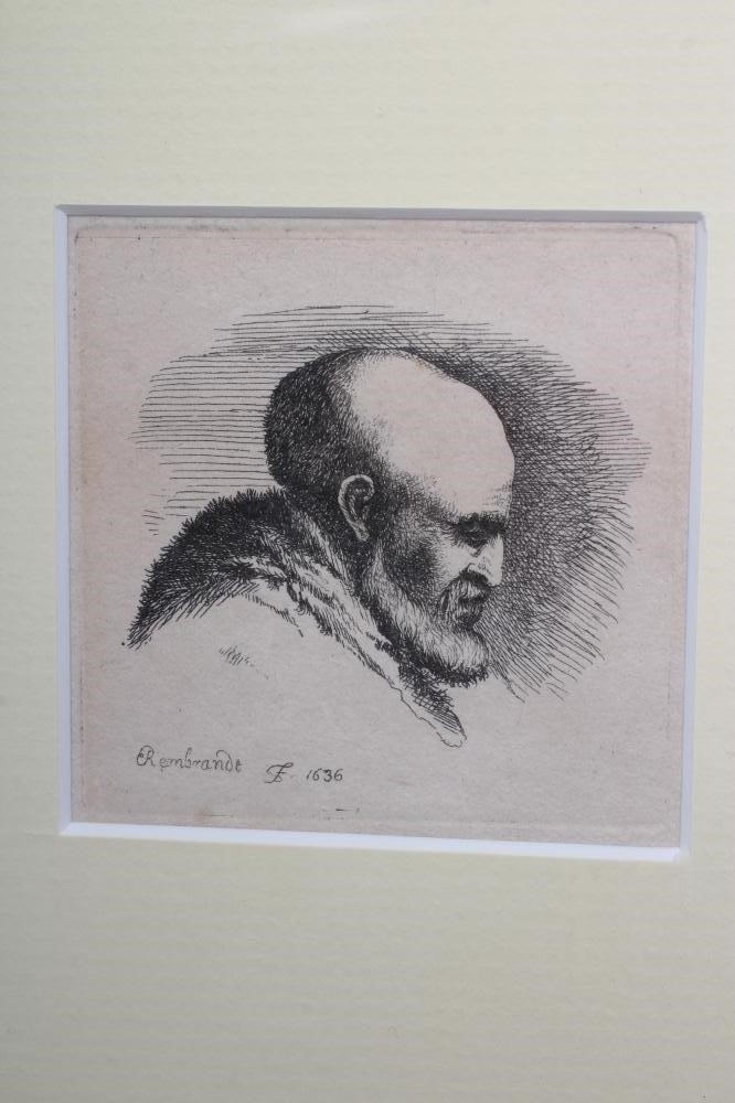 REMBRANDT VAN RIJN (Dutch 1606-1669) Bust Portrait of an Elderly Bearded Man Image