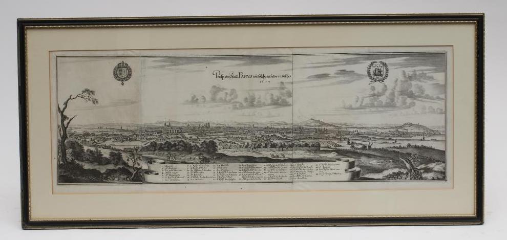 MATTHAUS I MERIAN (1593-1650) View of Paris in the Reign of Louis XIV Image