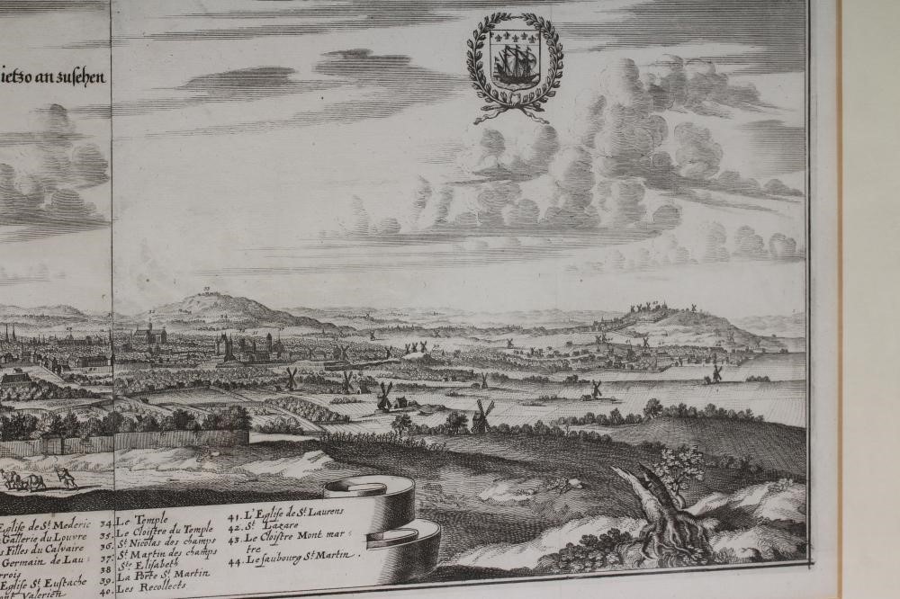 MATTHAUS I MERIAN (1593-1650) View of Paris in the Reign of Louis XIV Image