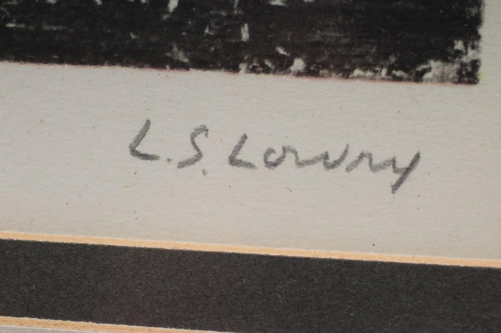 LAURENCE STEPHEN LOWRY (1887-1976) "Station Approach" Image