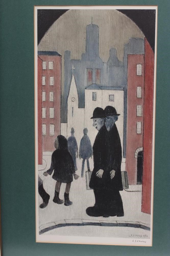 LAURENCE STEPHEN LOWRY (1887-1976) "The Two Brothers" Image