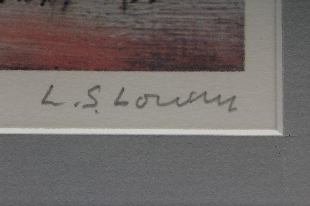 LAURENCE STEPHEN LOWRY (1887-1976) "His Family" Image