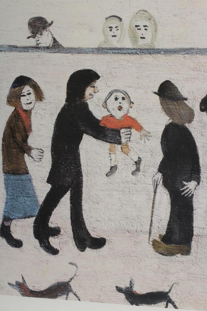 LAURENCE STEPHEN LOWRY (1887-1976) "Man Holding Child" Image