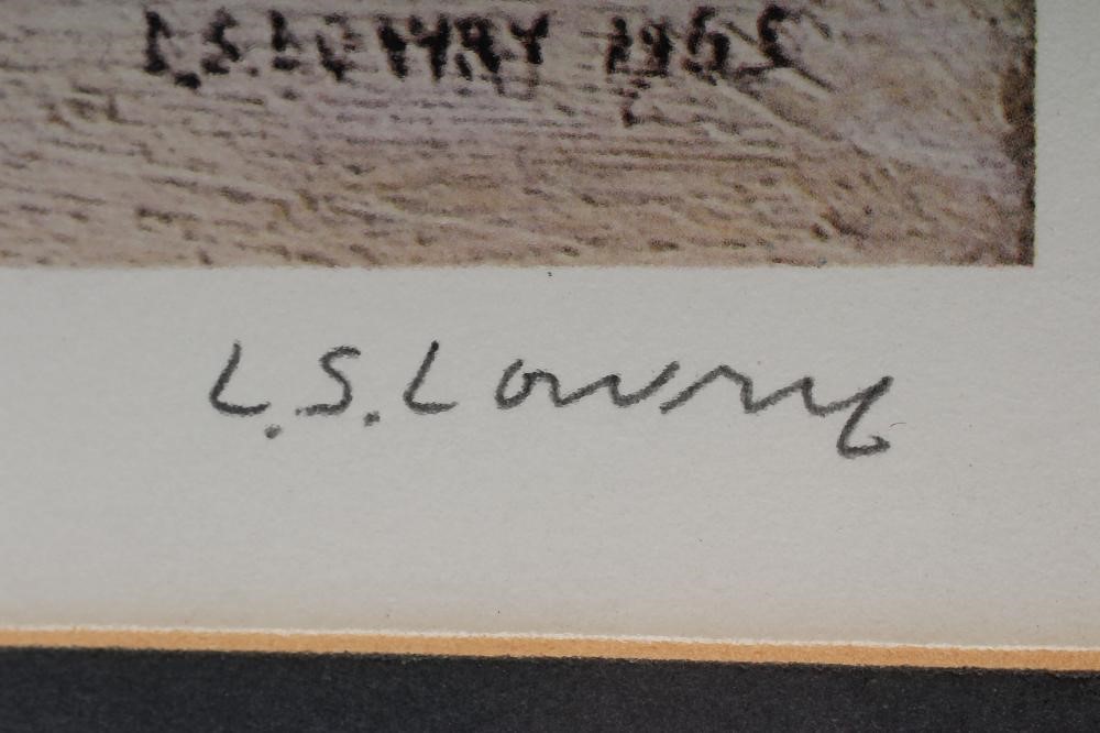 LAURENCE STEPHEN LOWRY (1887-1976) "Man Holding Child" Image