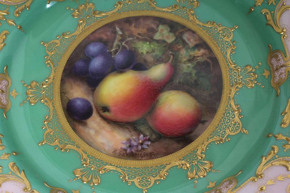 A SET OF THREE ROYAL WORCESTER CABINET PLATES Image