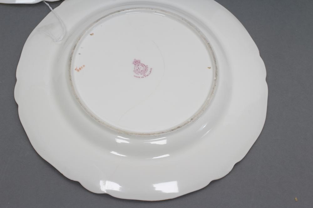 A SET OF THREE ROYAL WORCESTER CABINET PLATES Image