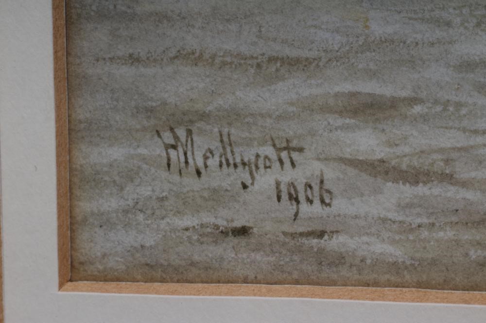 HUBERT JAMES MEDLYCOTT (1841-1920) "St Paul's and Blackfriars Bridge" Image