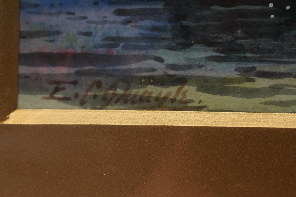 EDWARD CHRISTIAN QUAYLE (1871-1946) "Douglas Harbour" Image