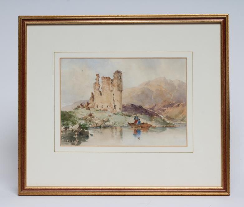 JOHN ADAM P HOUSTON R.S.A. R.I (1812-1884) Ardvreck Castle Image