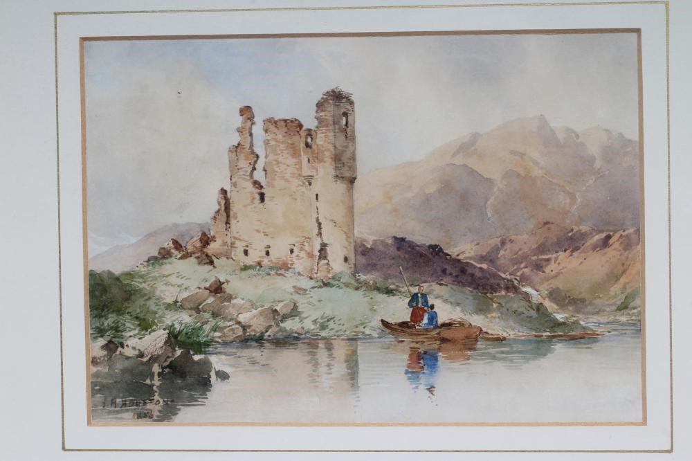 JOHN ADAM P HOUSTON R.S.A. R.I (1812-1884) Ardvreck Castle Image