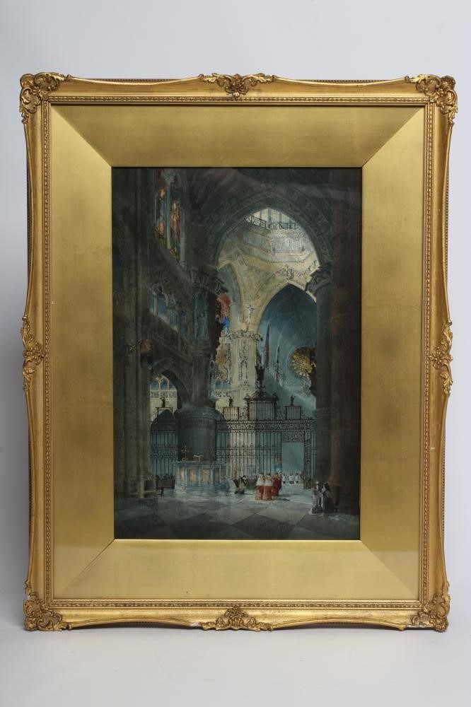 PILFORD FLETCHER WATSON (1842-1907) Interior View of Burgos Cathedral Image