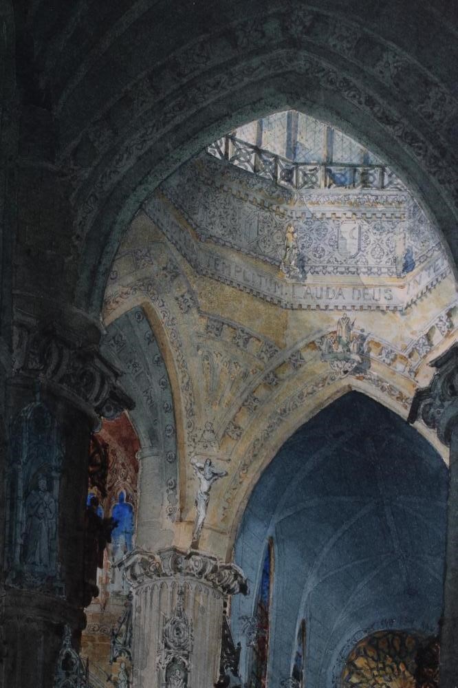 PILFORD FLETCHER WATSON (1842-1907) Interior View of Burgos Cathedral Image