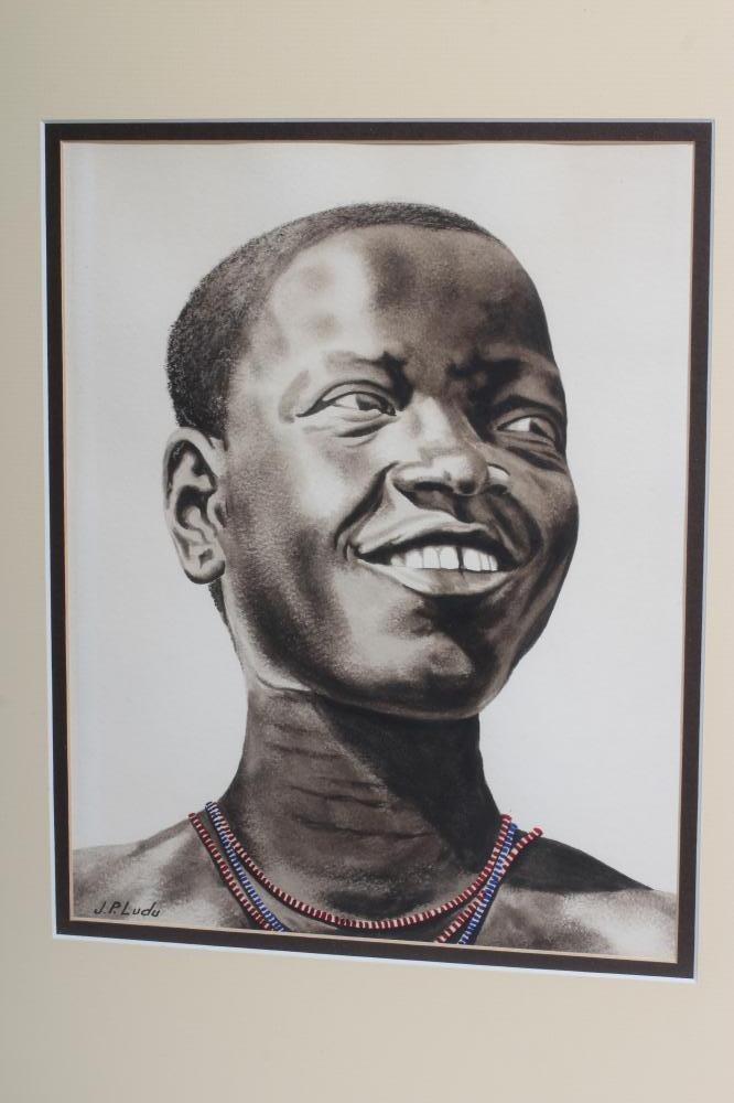 J. P. LUDU (Ugandan 1925-1965) Male Portrait Studies Image