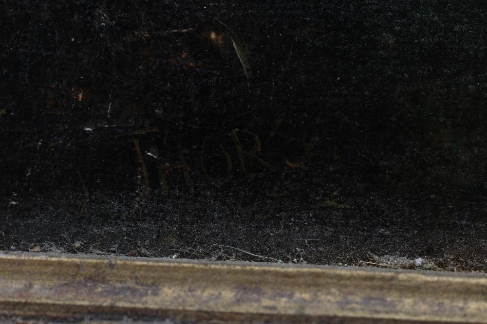 ATTRIBUTED TO JOSEPH THORS (1835-1920) Gypsy Camp in a Wood Clearing Image