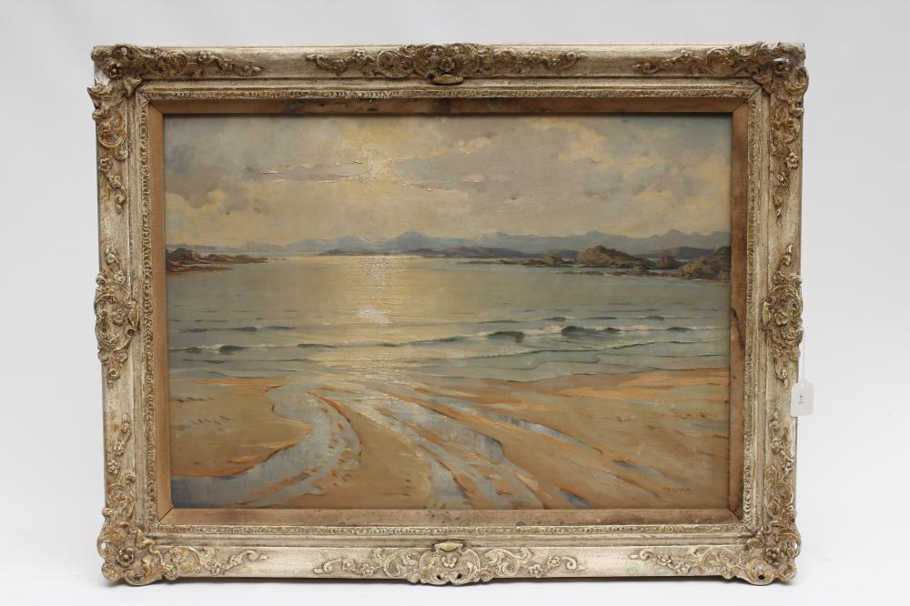 THOMAS BROWN CLARK (Scottish 1895-1983) "Scottish Highlands Near Arisaig" Image