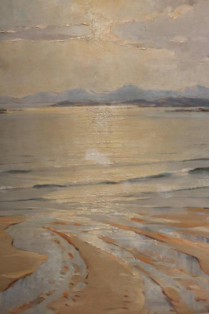 THOMAS BROWN CLARK (Scottish 1895-1983) "Scottish Highlands Near Arisaig" Image