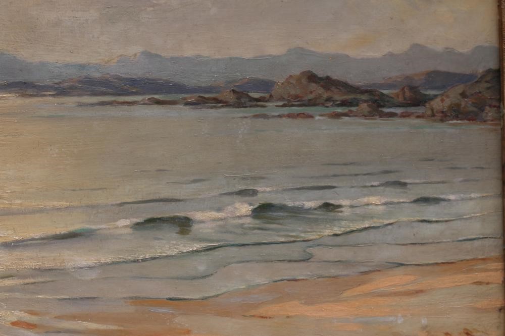 THOMAS BROWN CLARK (Scottish 1895-1983) "Scottish Highlands Near Arisaig" Image