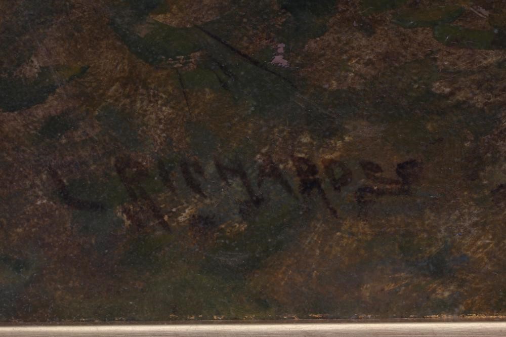 DANIEL SHERRIN (L. RICHARDS) (1868-1940) Highland Cattle on a Lochside Path Image