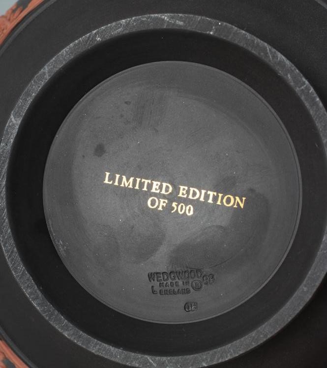 A WEDGWOOD ROSSO ANTICO TEAPOT AND COVER Image