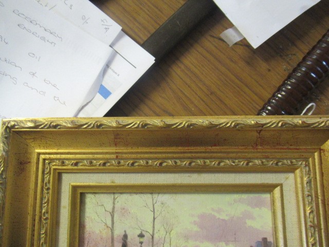 ANATOLY GRIDNEV (Russian b. 1946) Winter Street Scene Image