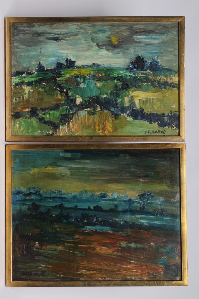 LAWRENCE JAMES ISHERWOOD (1917-1988) "Pattern of Lancs. Fields from M6" Image