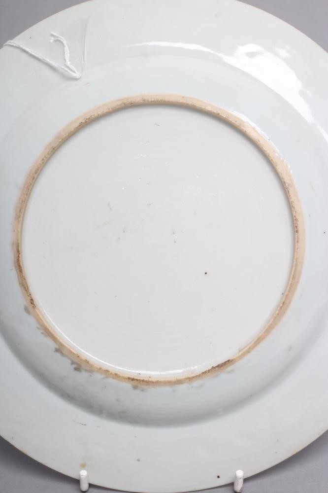 A CHINESE EXPORT PORCELAIN PLATE of plain circular form Image