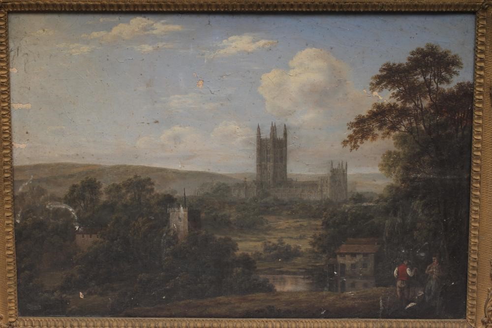 ENGLISH SCHOOL (Early 19th century) View of Canterbury Image