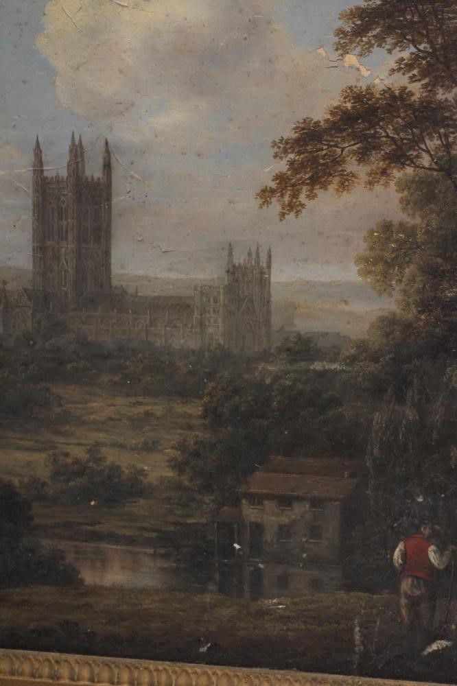 ENGLISH SCHOOL (Early 19th century) View of Canterbury Image