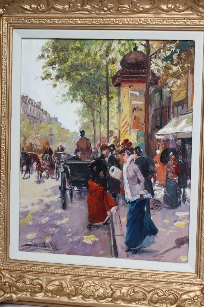 JUAN SOLER (Spanish fl.1941-1984) Parisian Street Scenes Image