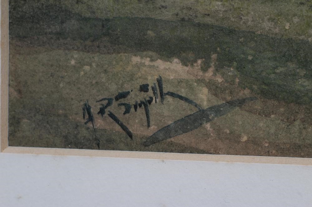 ARTHUR REGINALD SMITH (1871-1934) View of Manor House Farm Rylstone Image