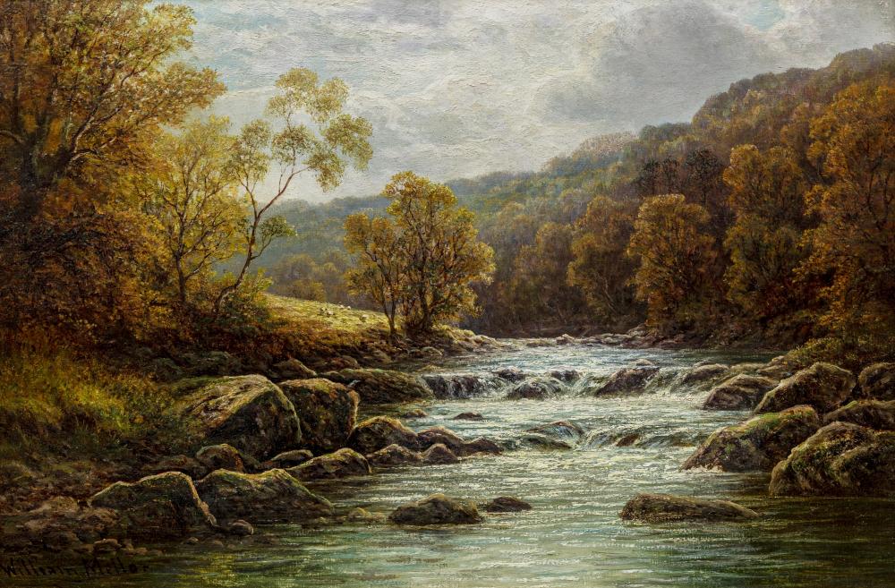 WILLIAM MELLOR (1851-1931) "On The Hebden Image