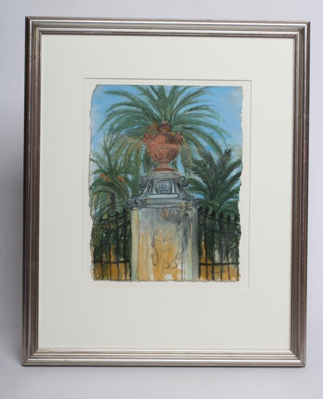 Selina thorp (b. 1968) "terracotta pot and palm Hartleys Auctioneers