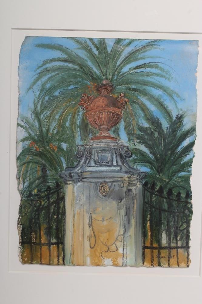 SELINA THORP (b. 1968) "Terracotta Pot and Palm Image