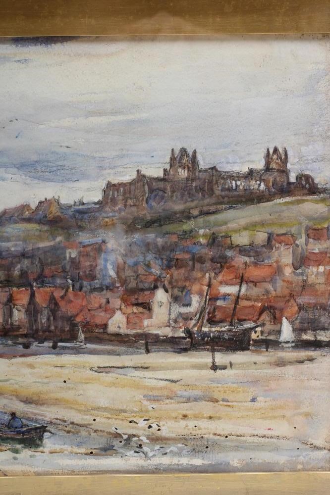 Rowland henry hill (18731952) "whitby harbour" Hartleys Auctioneers