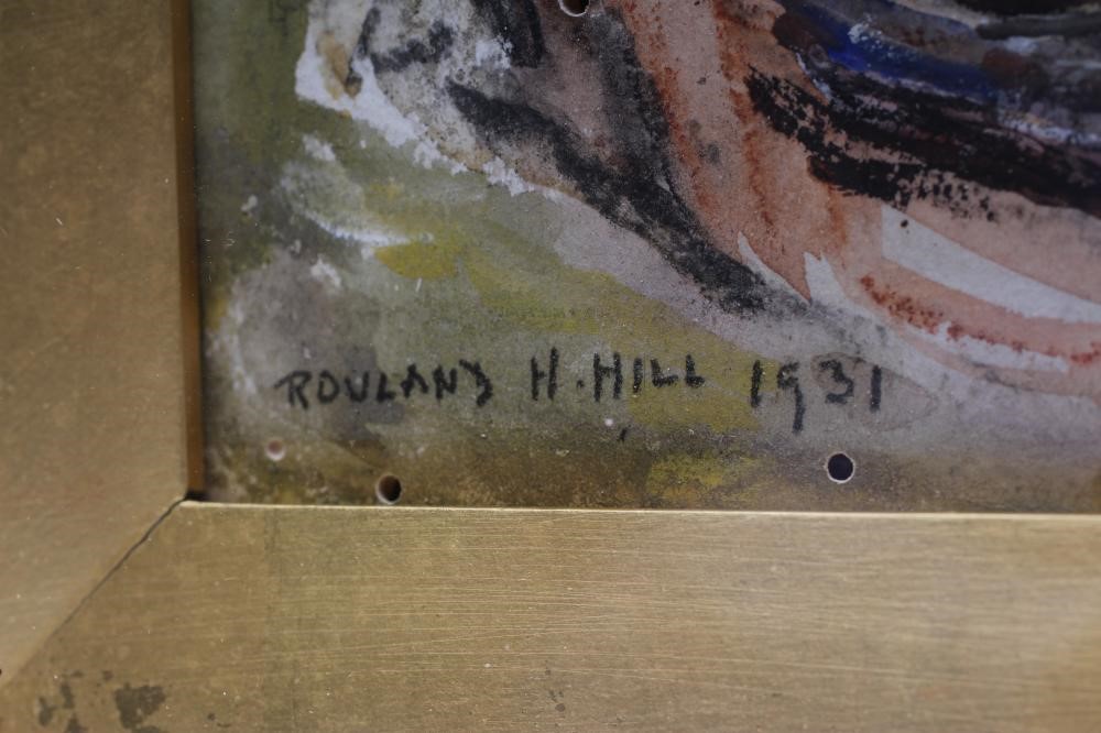 Rowland henry hill (18731952) "whitby harbour" Hartleys Auctioneers