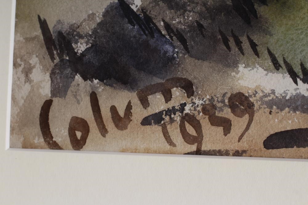 COLUM ROBERT GORE-BOOTH (1913-1959) "Grasse Road Near Cannes" and "Rowe Farm Somerset" Image